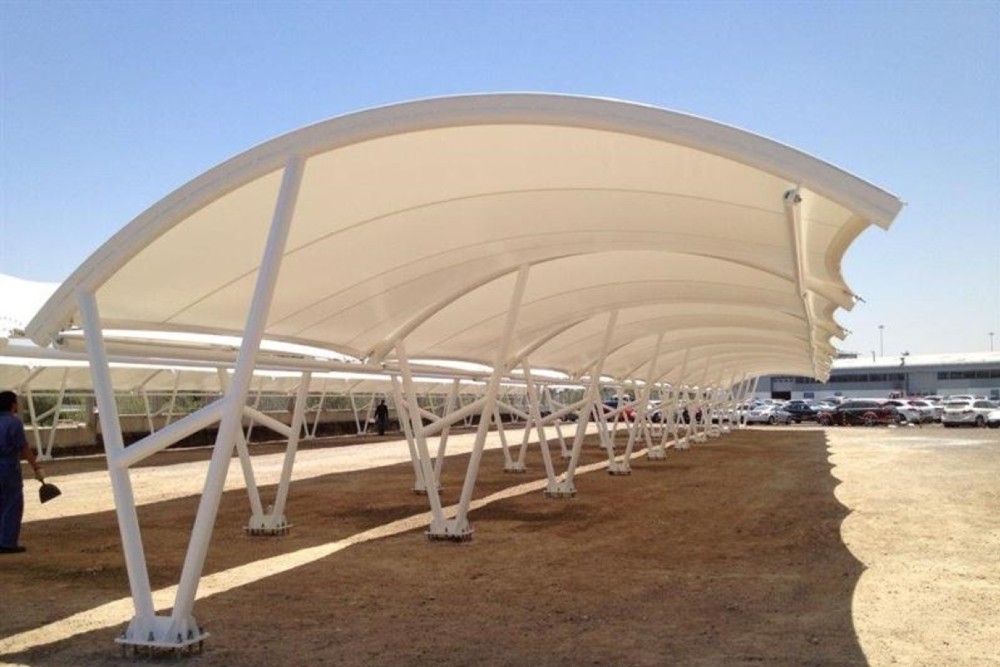 Mái che nhà để xe quán cafe, trà sữa, nhà hàng