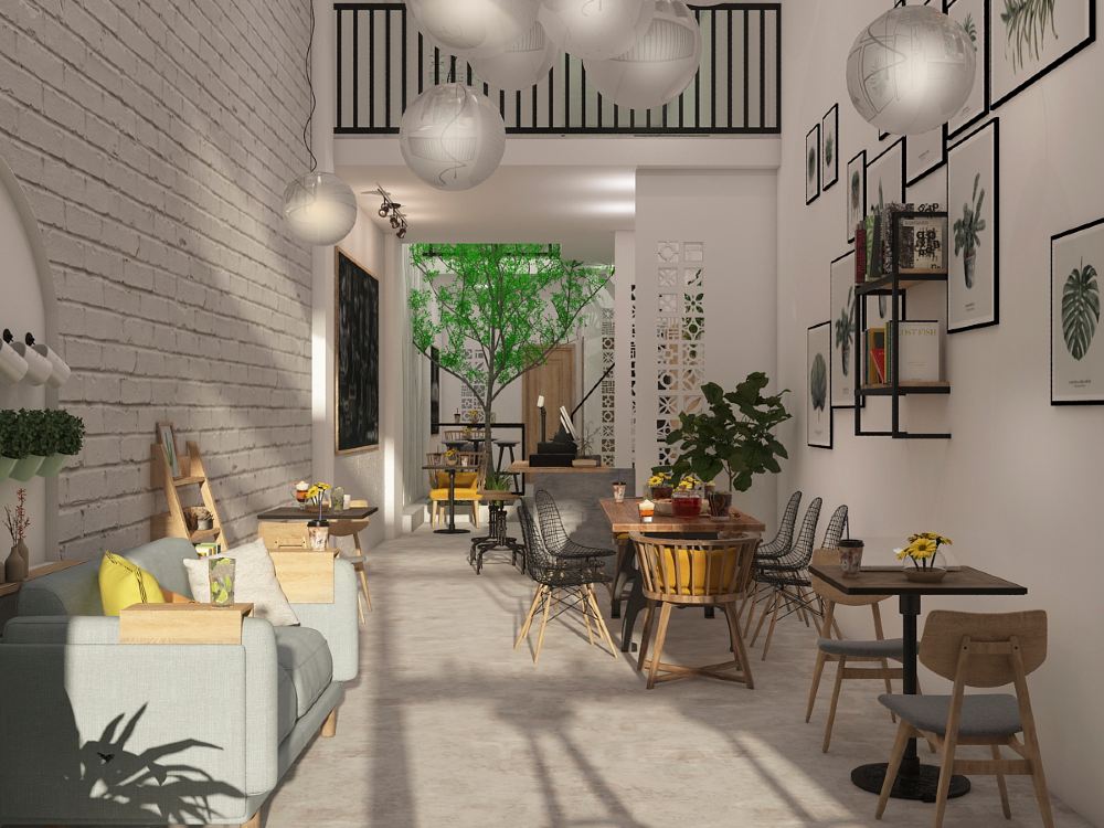 Quán cafe theo phong cách Bohemian hướng tới sự phóng khoáng, tự do